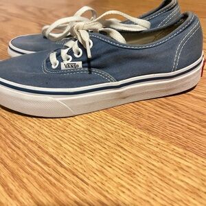 VANS unisex denim washed shoes men’s sz4 women’s sz 5.5